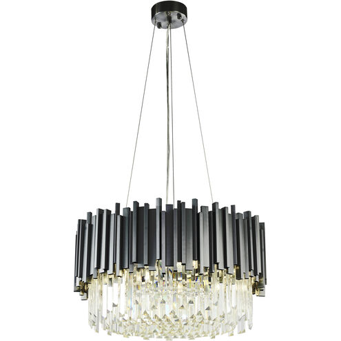 Canada LED 22 inch Black Chandelier Ceiling Light